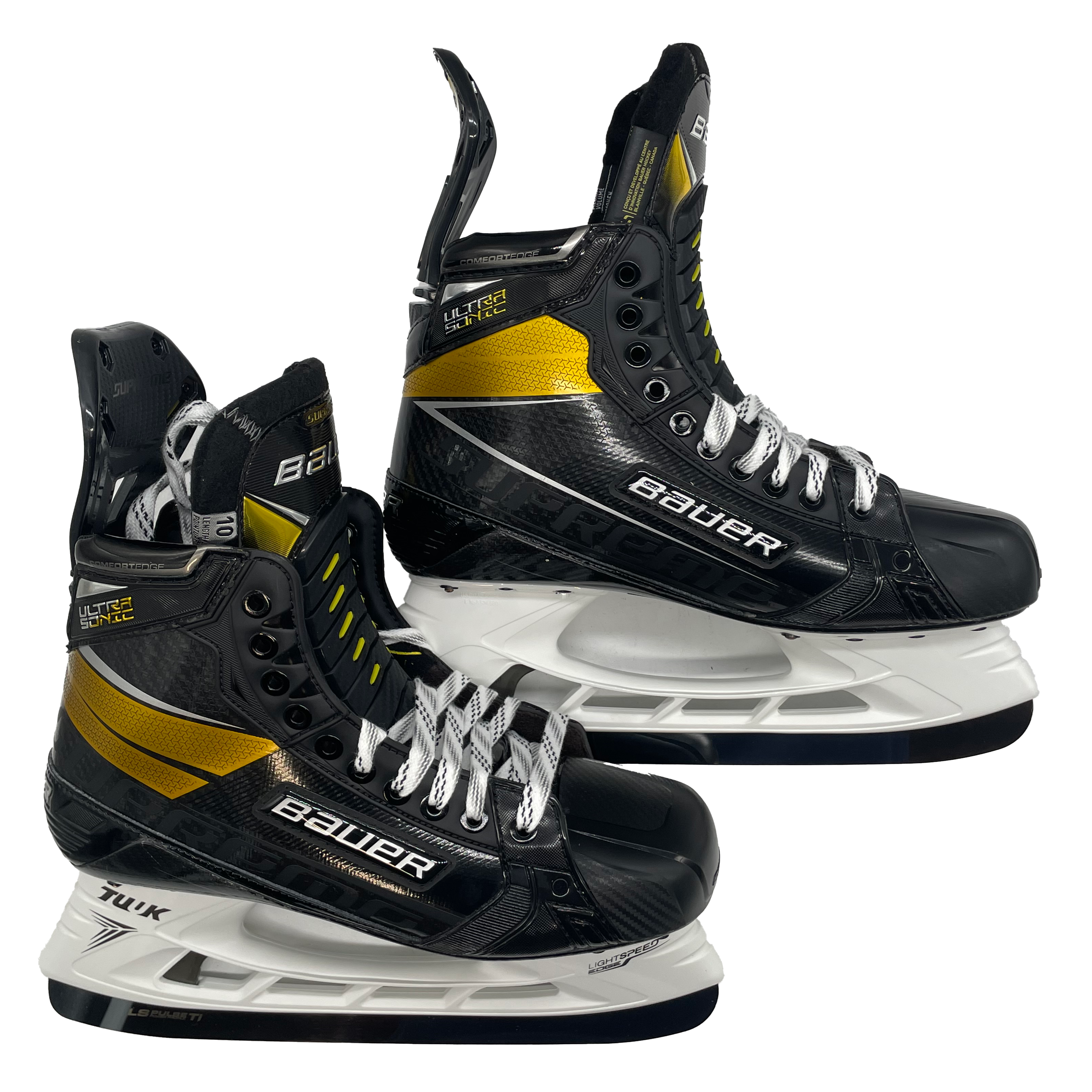 Bauer Supreme Ultrasonic - Patins de hockey Pro Stock neufs - Taille 10 Fit 2